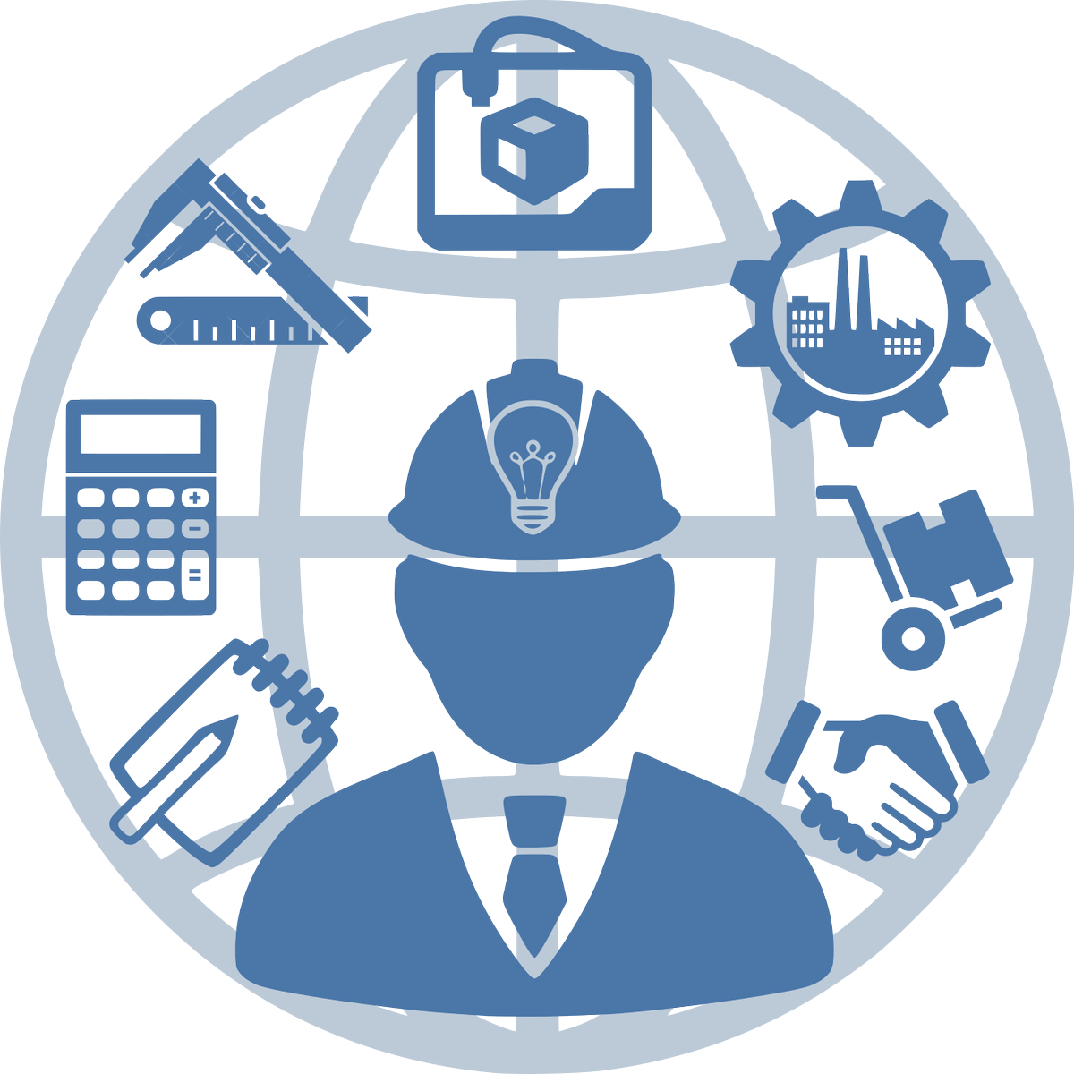 Технологические производственные службы. Эмблема инженера. Символ инженерии. Иконка предприятий, организаций и учреждений. Символ инженера.