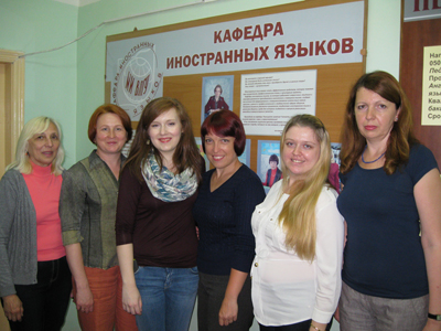 Русские коллеги всегда рады общению с молодым преподавателем из Америки