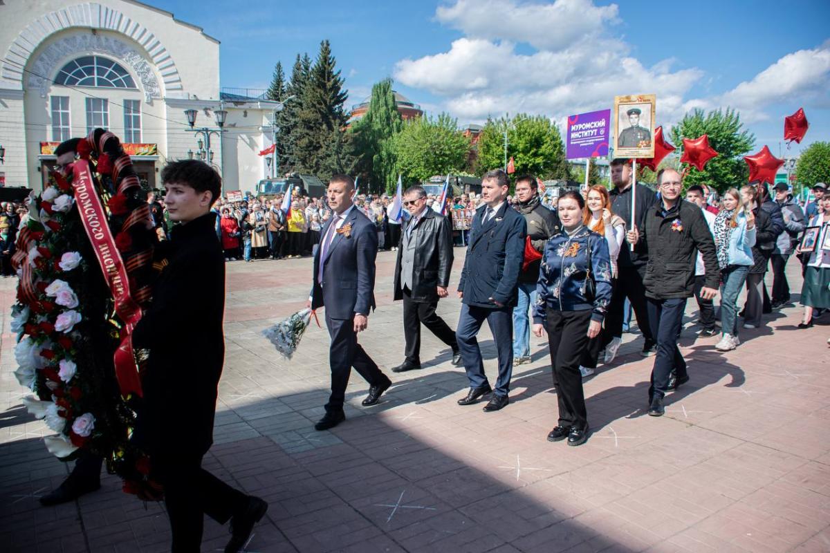Никто не забыт, ничто не забыто: МИ ВлГУ почтил подвиг героев в 80-ю годовщину Победы 