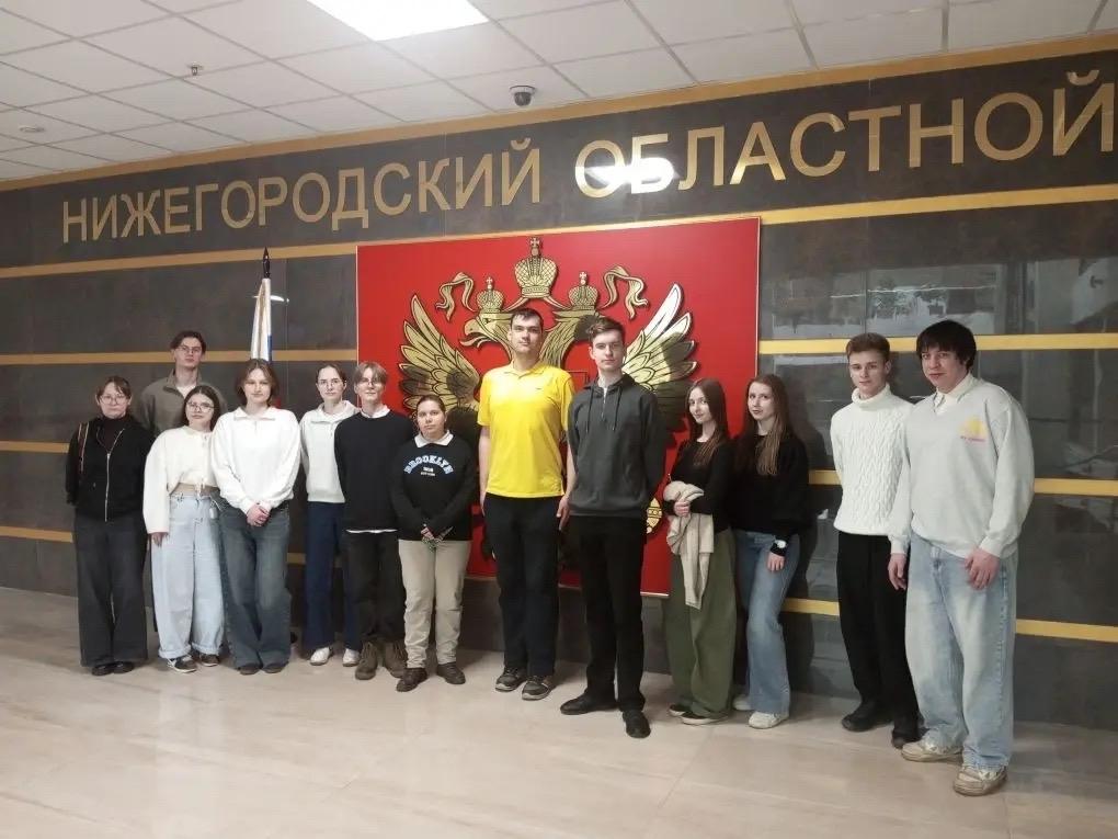 Будущие юристы, студенты МИВлГУ, в Нижегородском областном суде