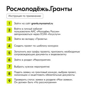 Росмолодёжь. Гранты.