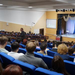 Встреча студентов и преподавателей института с Анатолием Григорьевичем Кучереной