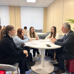 Сегодня Муромский институт ВлГУ с рабочим визитом посетил ректор университета, Анзор Михайлович Саралидзе.